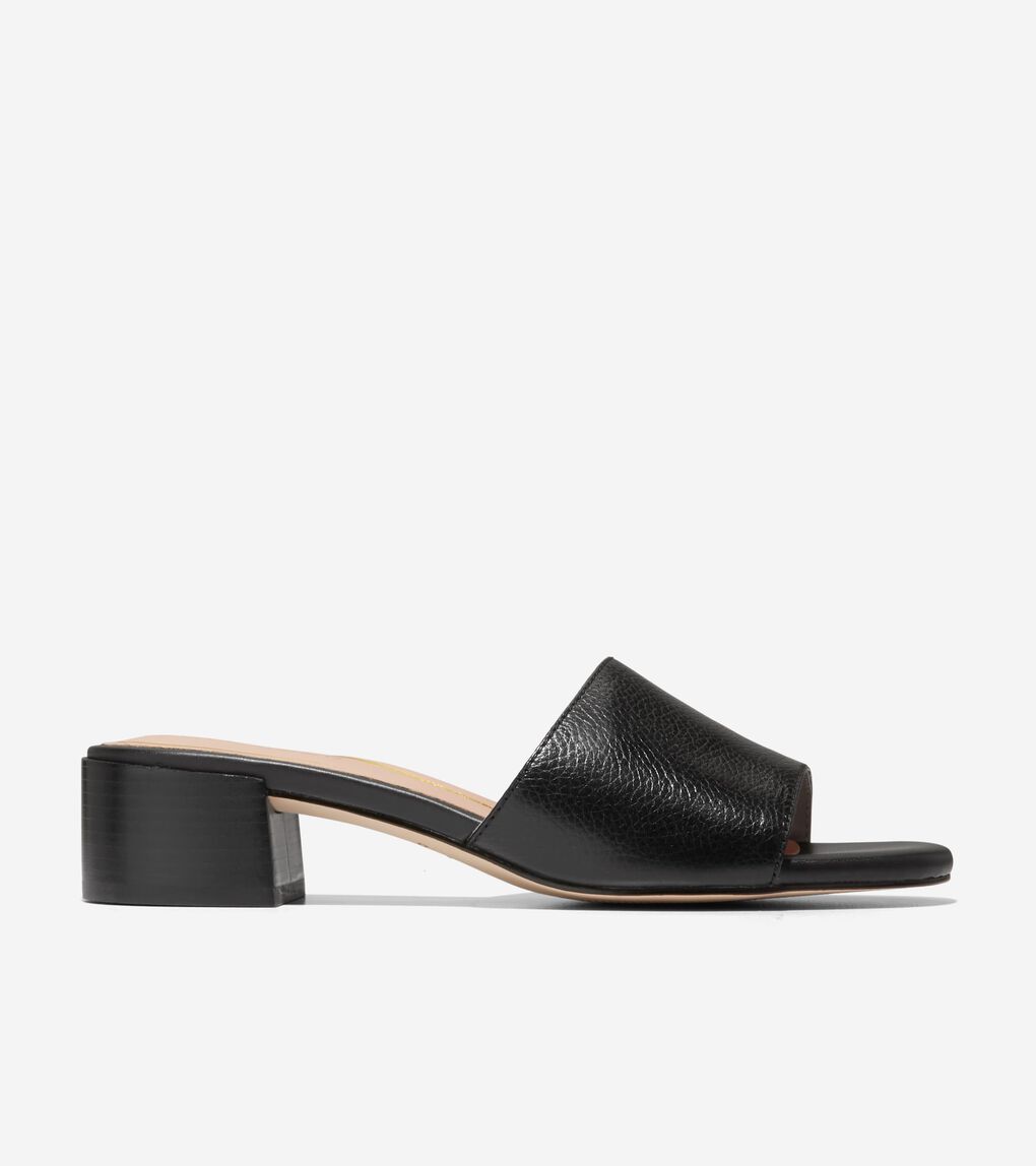 CALLI SINGLE BAND BLOCK HEEL SANDAL 40MM